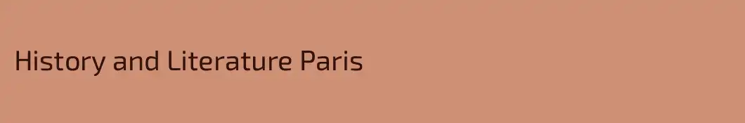 History and Literature Paris